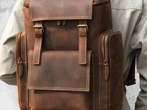 Рюкзак из натуральной кожи стильный новый