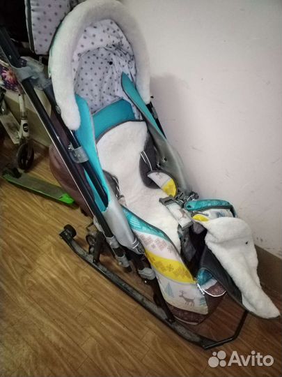 Коляска санки