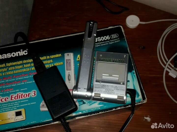 Диктофон Panasonic полный комплект 2003 год