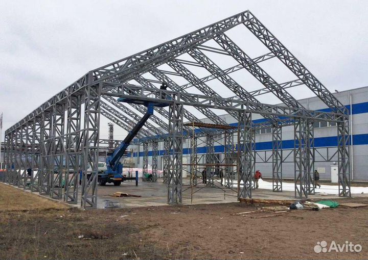 Изготовление металлоконструкций навесов лестниц