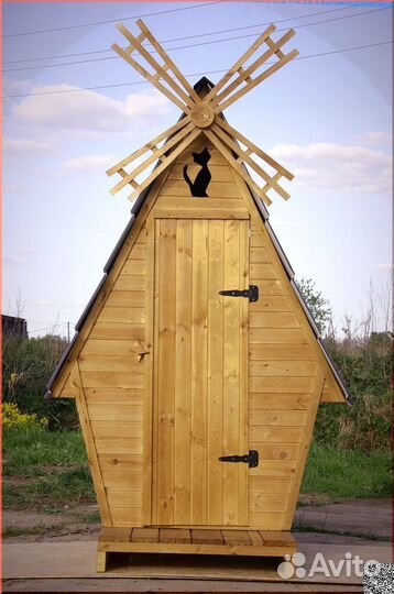 Дачный туалет с установкой
