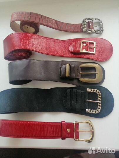 Ремень женский кожаный