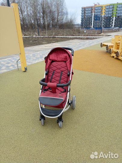 Прогулочная коляска carello vista бордовая