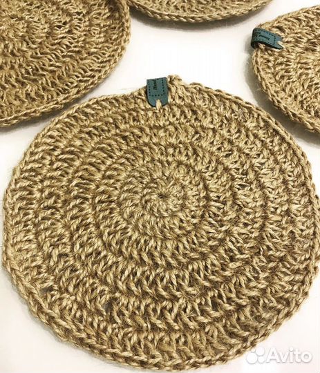 Салфетка из джута под горячее