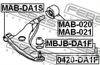 Сайлентблок передний переднего рычага