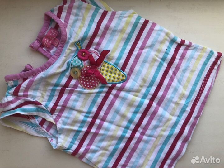 Детские вещи пакетом на девочку 74 80 86