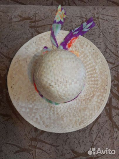 Шляпа летняя новая женская соломенная