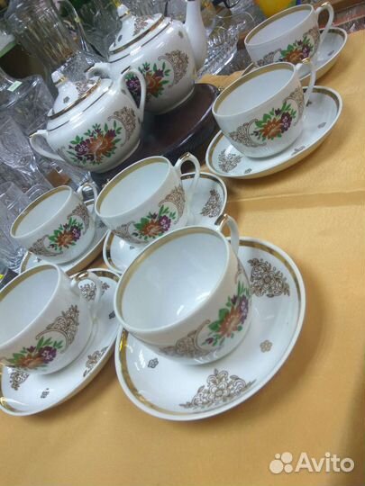 Чайный сервиз Вербилки СССР