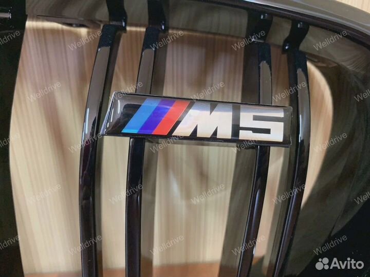 Шильд в решетку двойную М5 для решеток BMW F10