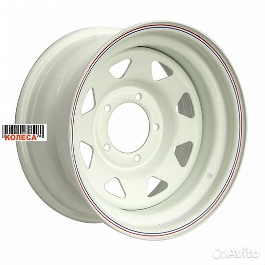 Off Road Wheels УАЗ 7x15 5x139,7 ET-19 Dia110 White