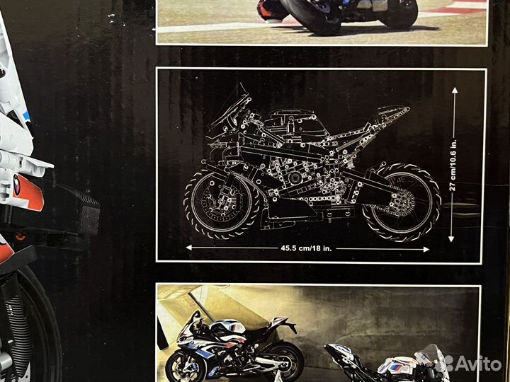 Конструктор BMW 1000 RR Lego 42130,новый