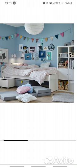 Кровать + матрас IKEA