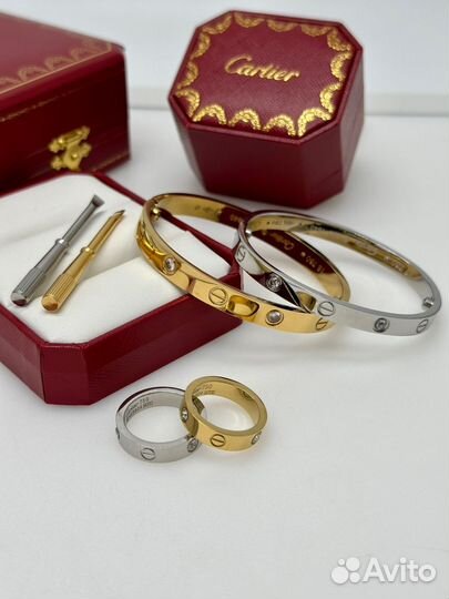 Браслет и кольцо Cartier