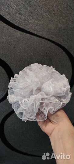 Банты для волос белые