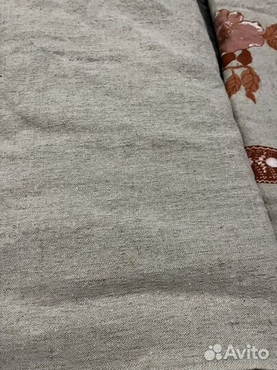 Отрезы ткани лен