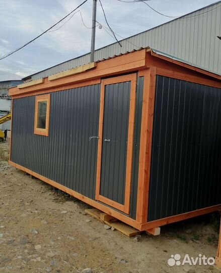 Бытовка утепленная дачная 6х2,3м