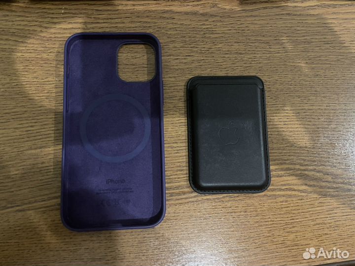 Чехол на iPhone 12 оригинал + картхолдер