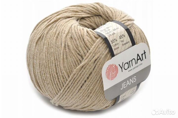 Пряжа YarnArt Jeans (Ярнарт Джинс)
