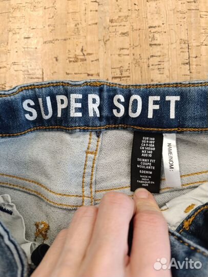 Джинсы H&M на мальчика 140