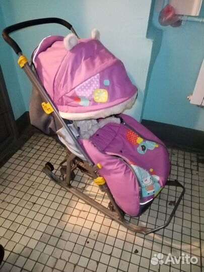 Санки коляска ника