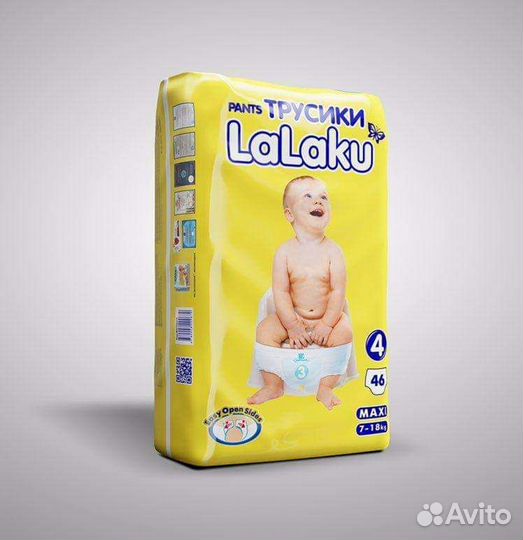 Детские подгузники трусики LaLaku 3,4,5,6