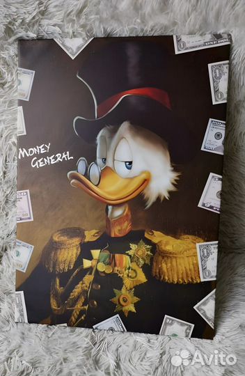 Картины на холсте Скрудж / Дональд Дак постеры