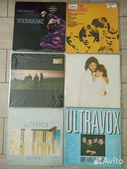 Bee Gees, Ultravox, Dead or Alive (LP). Винил