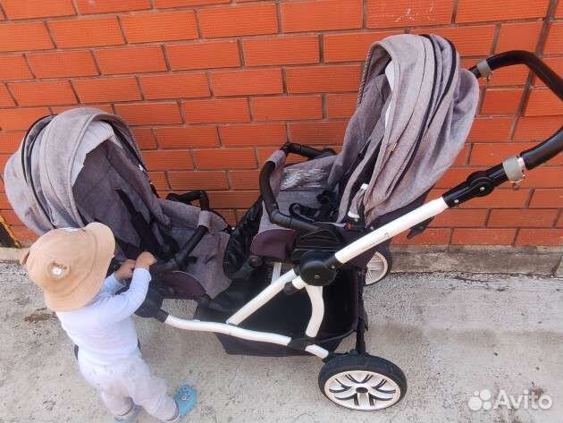 Коляска для двойни bebetto 42