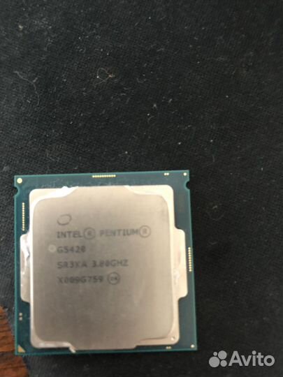 Процессор intel pentium gold5420 3.80ghz