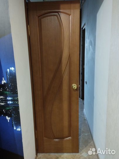 Межкомнатные двери бу 60 см с коробкой
