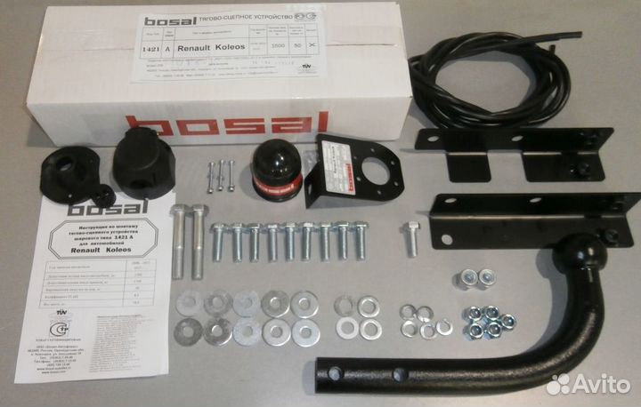 Фаркоп Рено (Renault) Koleos 4х4 2008-2017(07)