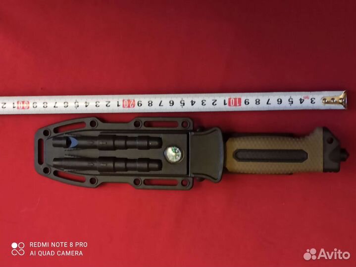 Нож походный, выживания, точилки, огниво, компас