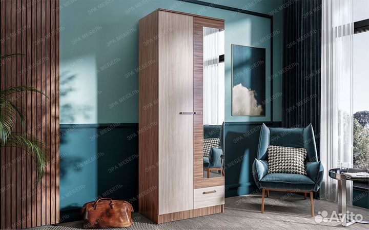 Шкаф распашной Адель 0,8