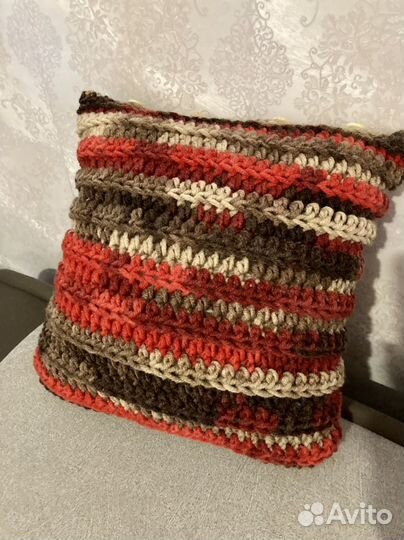 Вязаные наволочки. Подушки интерьерные