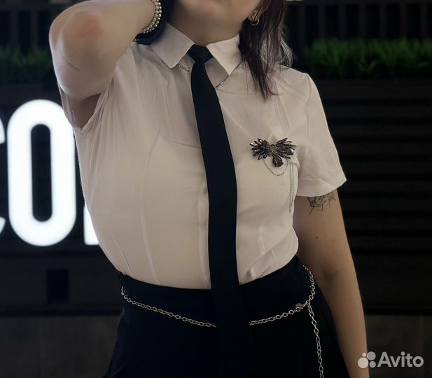 Рубашка белая женская