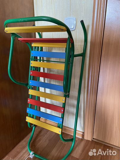 Детские зимние санки