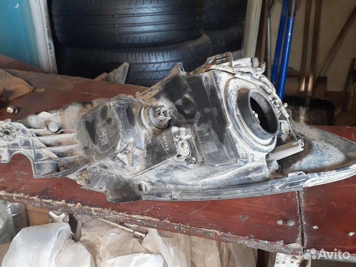 Фара левая Mitsubishi lancer 9 под корректор