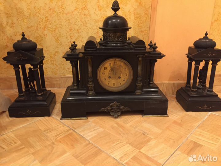 Каминные часы 19 век