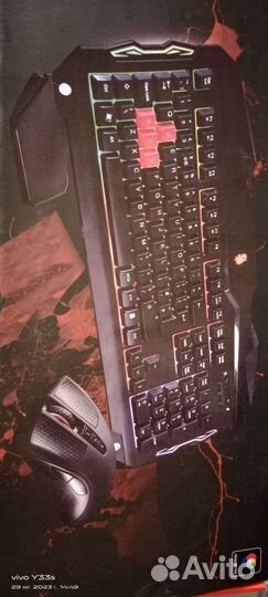 Игровая клавиатура с подсветкой Bloody