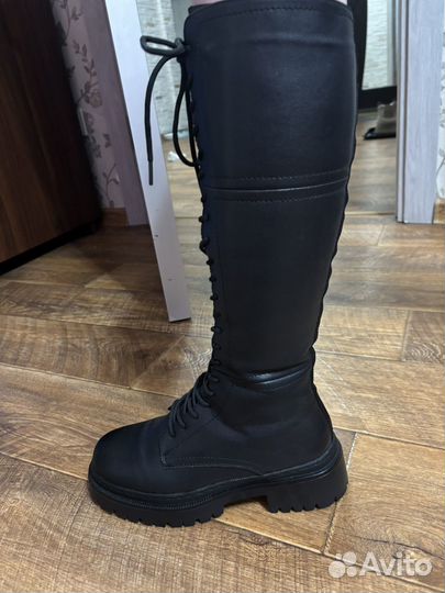 Сапоги женские зимние натуральная кожа 38