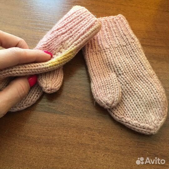 Шапка снуд варежки