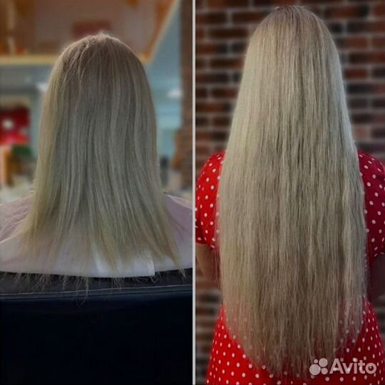 Наращивание волос от профессионалов. Рассрочка