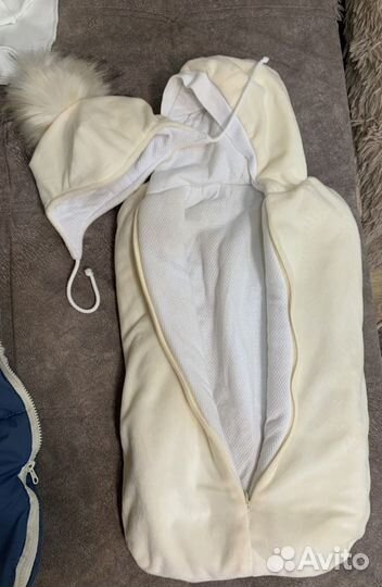 Конверт на выписку, Комплект зимний на мальчика