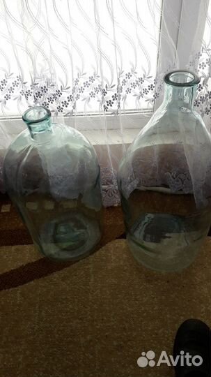 Бутылка стеклянная 20 литров