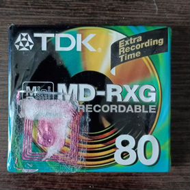 Mini disk TDK MD-RXG80, новый, пр-во Люксембург