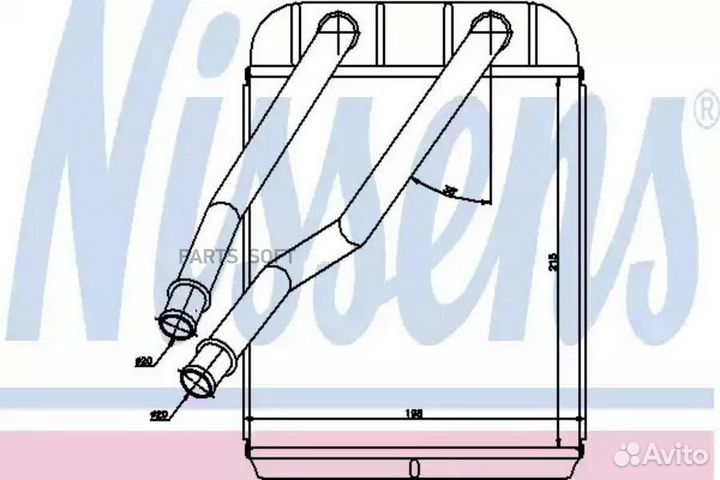 Радиатор отопителя porsche cayenne (2003) 3.6