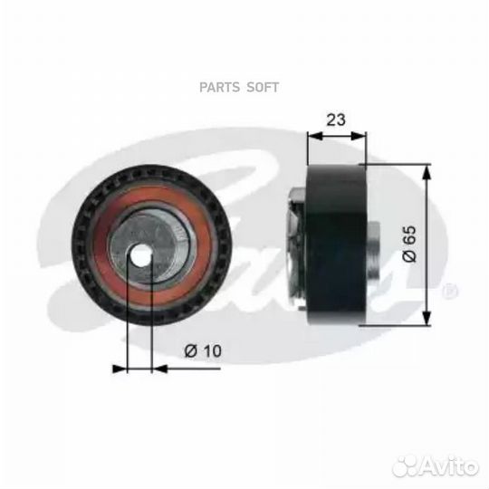 Gates T43228 T43228 Ролик ремня грм gates Ролик ремня грм