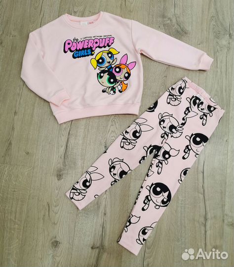 Костюм для девочки свитшот и лосины