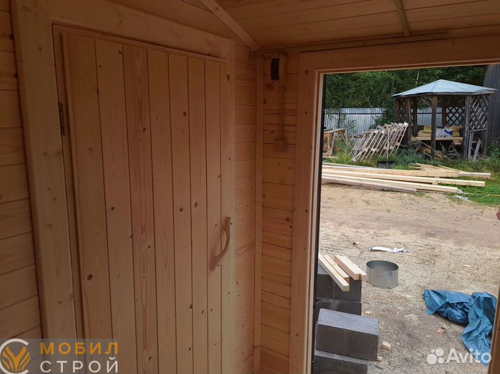Готовые бани с доставкой и установкой
