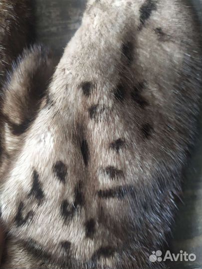 Варежки из натурального меха норки